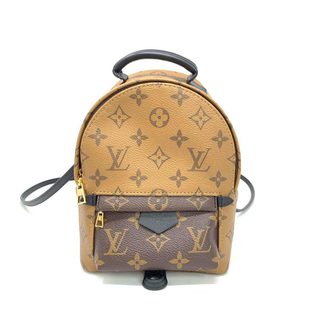 Louis Vuitton Reverse Monogram Palm Springs Mini Backpack w Tags