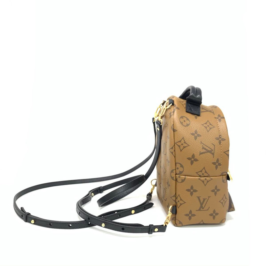louis vuitton backpack sling bag Louis Vuitton Reverse Monogram Palm Springs Mini Backpack w/ Tags
