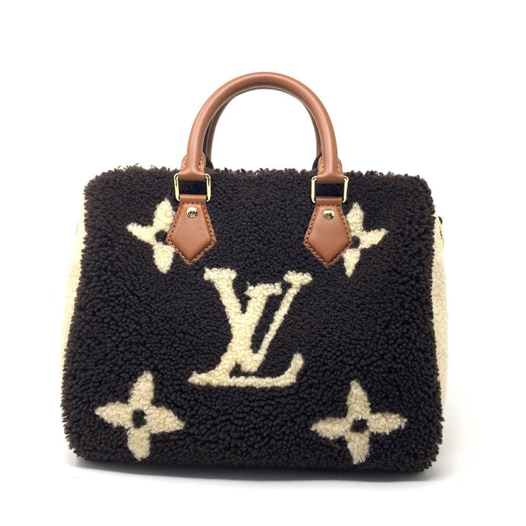 Louis Vuitton Bag Charm Speedy Monogram Brown in Cowhide Leather with  Gold-tone - US