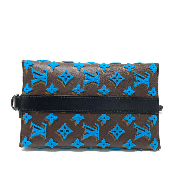 Louis Vuitton Triangle Messenger Bag turquoise Mens Virgil Abloh Consignment Shop From Runway With Love