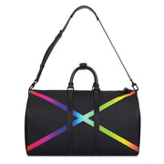 Louis Vuitton Black Taiga Rainbow Keepall Bandouliere 50 Virgil Abloh Luxury Consignment From Runway With Love