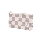 Louis Vuitton Damier Azur Key Pouch  Designer Consignment From Runway With Love