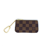 Louis Vuitton Damier Ebene Key Pouch Designer Consignment From Runway With Love 