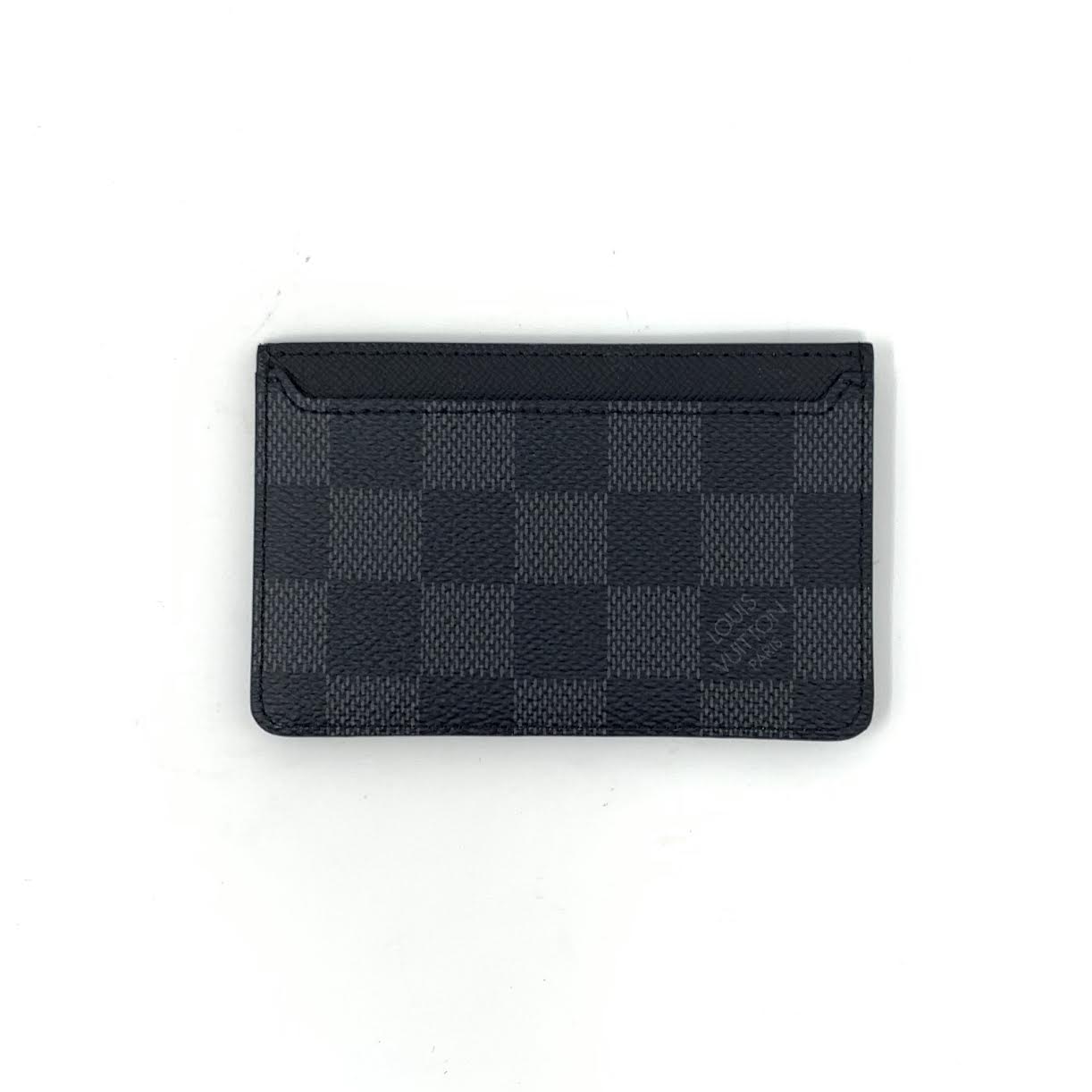 Coin Card Holder Damier Graphite Canvas - Men - Small Leather