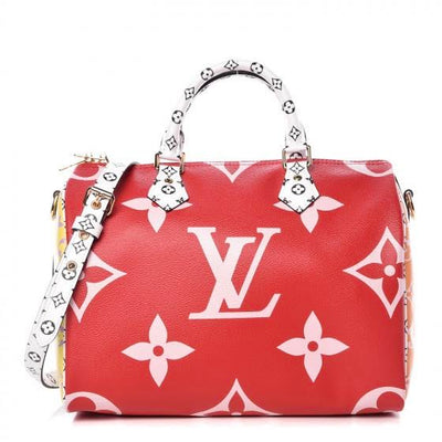 Louis Vuitton Giant Monogram Speedy 30 Bandouliere Designer Consignment From Runway With Love