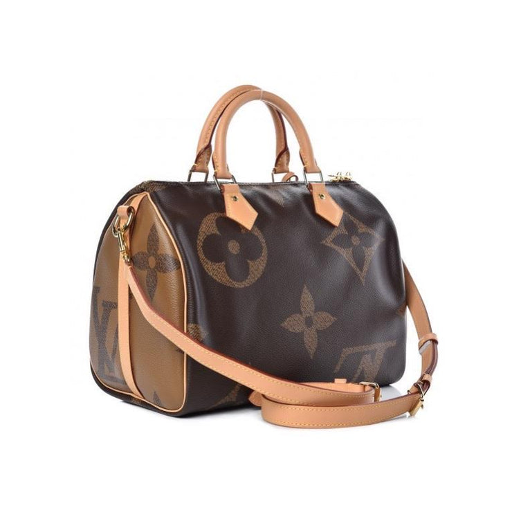 Louis Vuitton Reverse Monogram Giant Speedy Bandouliere 30 - Brown Handle  Bags, Handbags - LOU278416