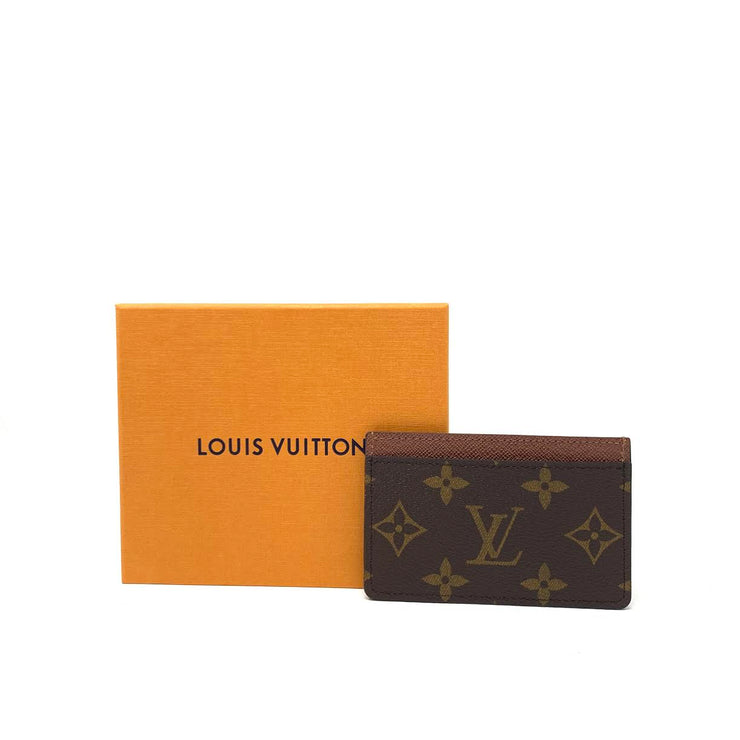 Louis Vuitton Monogram Card Holder Designer Consignment From Runway With Love 