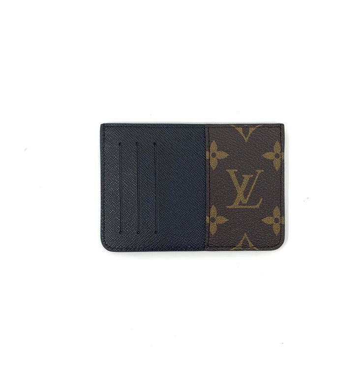 Neo Card Holder Monogram Macassar Canvas - Men - Small Leather Goods