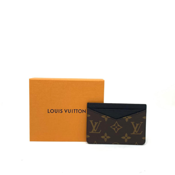 LOUIS VUITTON Monogram Macassar Neo Porte-Cartes Card Holder