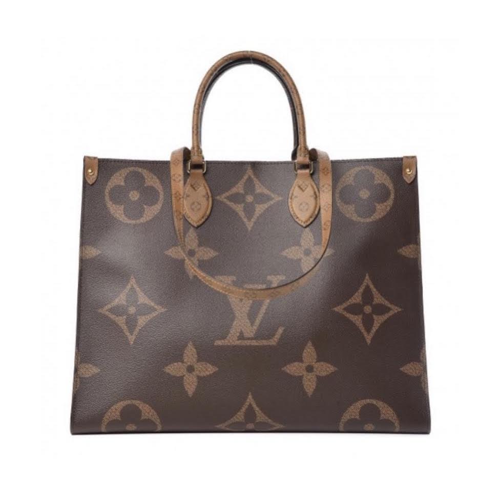 Louis Vuitton Onthego Giant Reverse Brown Canvas Tote