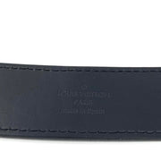 Louis Vuitton Taiga Initiales mens Belt black designer consignment 