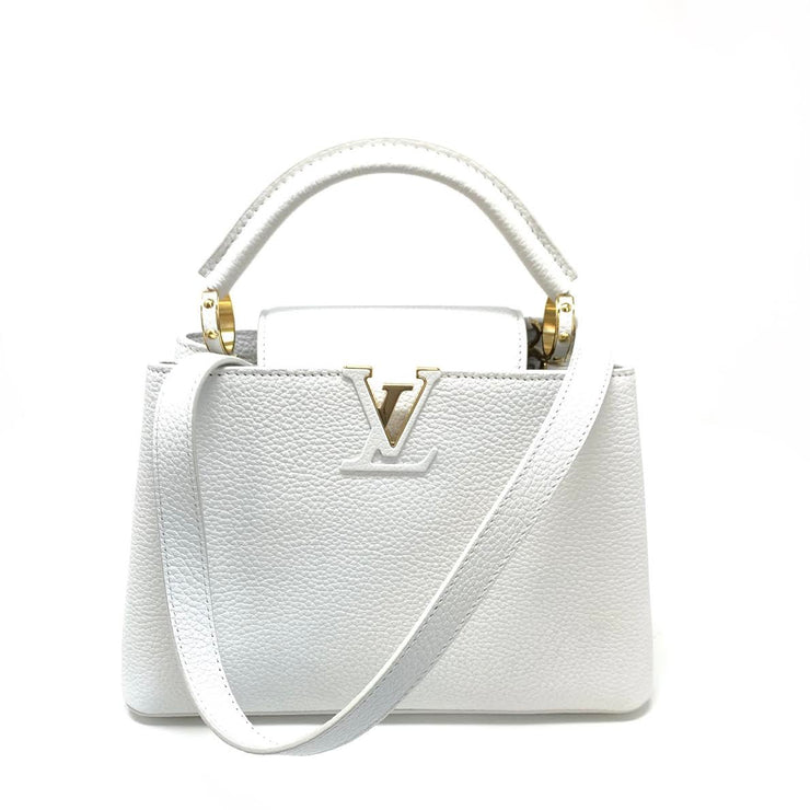 Louis Vuitton ARTYCAPUCINES BB URS FISCHER white capucines handbag LV New