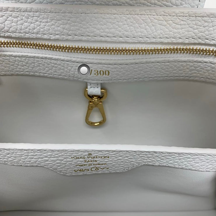 Louis Vuitton ARTYCAPUCINES BB URS FISCHER white capucines handbag LV New