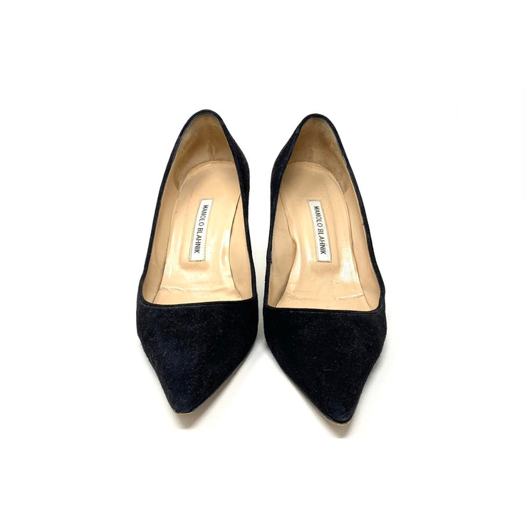 Manolo Blahnik BB Suede Pumps - Size 40