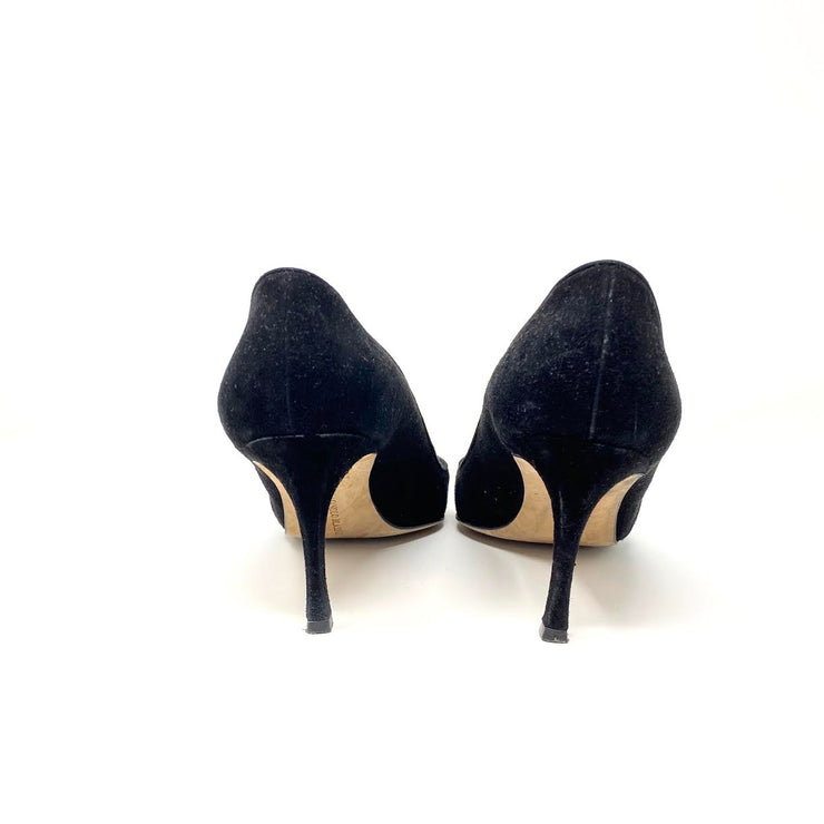 Manolo Blahnik BB Suede Pumps - Size 40