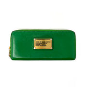 Marc by Marc Jacobs Leather Continental Wallet Green Consignment Shop From Runway With Love