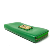 Marc by Marc Jacobs Leather Continental Wallet Green Consignment Shop From Runway With Love