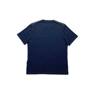 men's navy blue Prada T-Shirt logo pocket consignment shop from runway with love