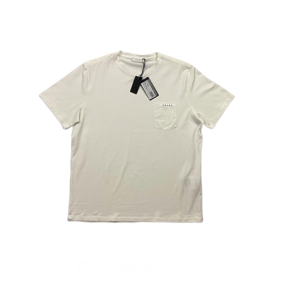 Prada Logo Appliqué Crew Neck T-Shirt w/ Tags - Size XL