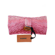 Missoni Chevron Zig Zag Patterned Knit Headband Pink Consignment Shop From Runway With Love