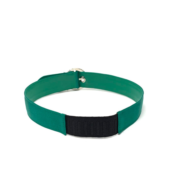 Miu Miu Crystal Buckle Headband Emerald Green Prada Gucci Hairband From Runway With Love