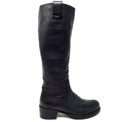 Miu Miu Leather Knee-High Boots - Size 36.5