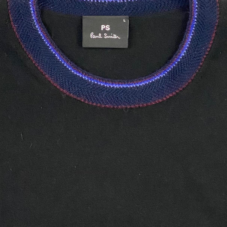 Paul Smith Crew Neck Rib Knit Sweater  Consignment Shop From Runway With Love