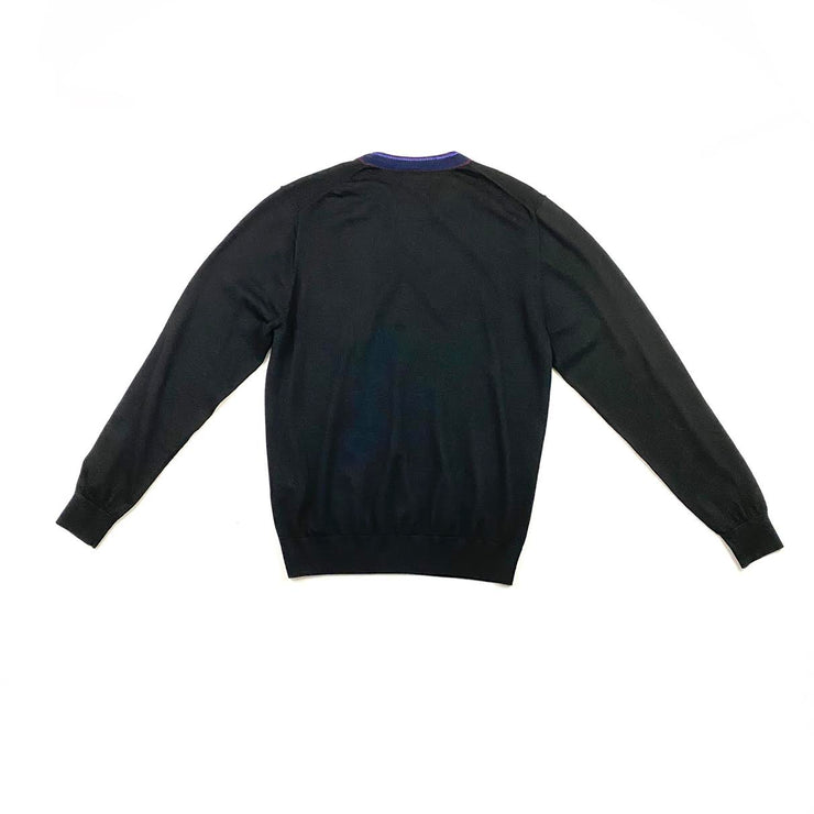 Paul Smith Crew Neck Rib Knit Sweater  Consignment Shop From Runway With Love