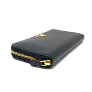 Prada Continental Wallet Vitello Move Red Black Consignment Shop From Runway With Love