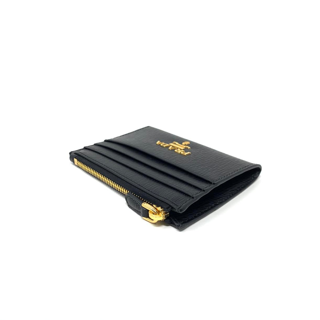 Prada Black Vitello Move Card Holder