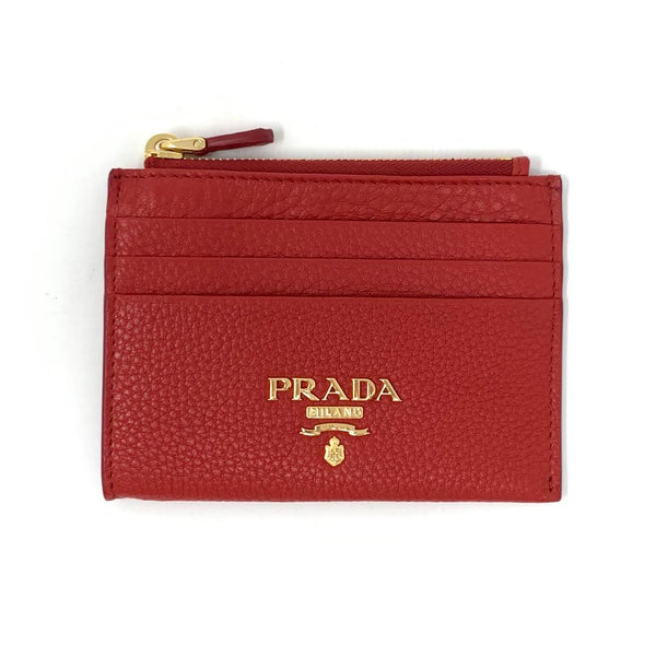 Prada-Leather-Card_Holder-Red-