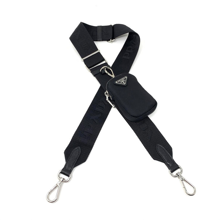 Prada Black Nylon Multi-Pochette with Detachable Straps - Handbags