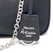 Prada Multiple Pochette Re-edition 2005 Black Nylon Crossbody Bag Consignment Shop From Runway With Love