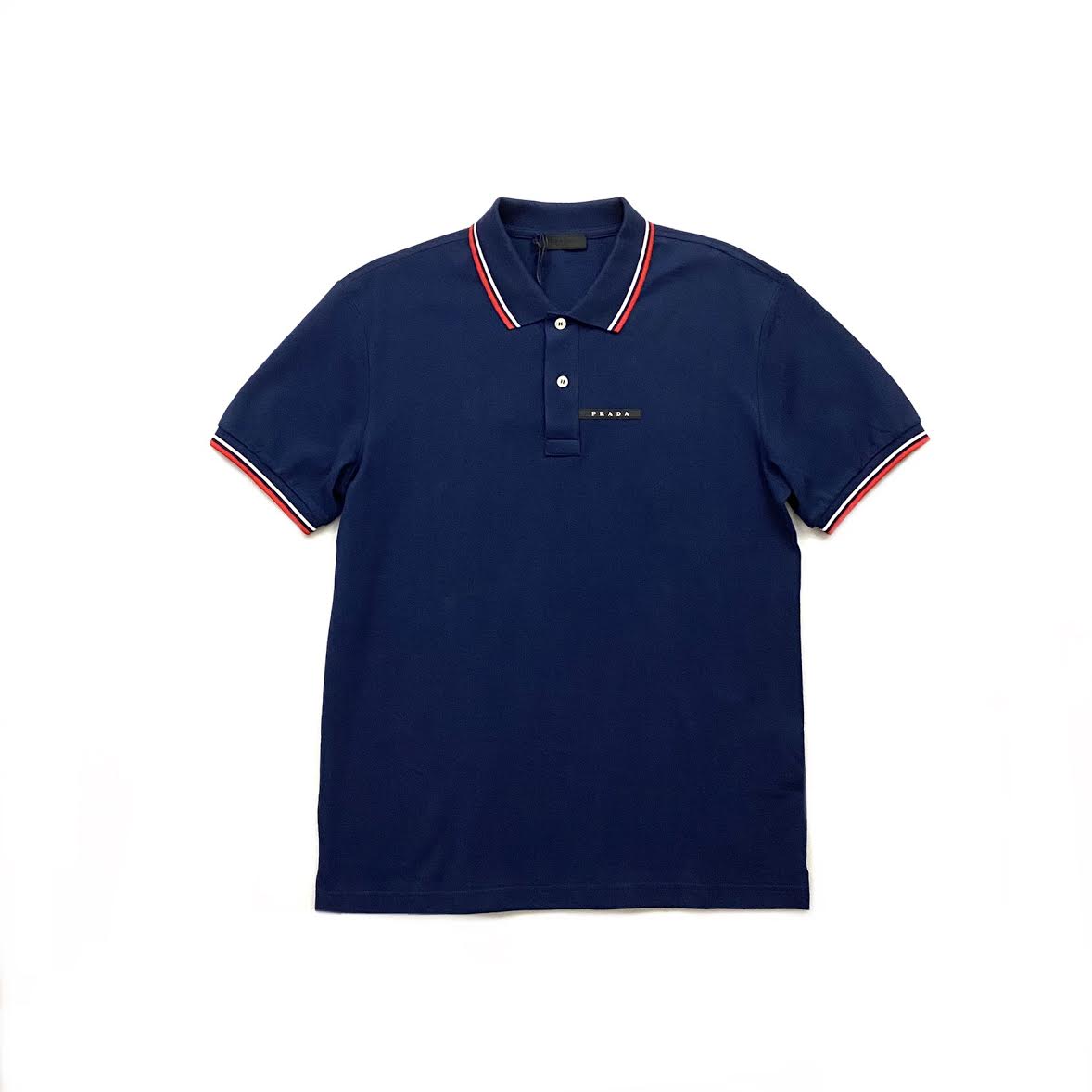 数量は多 Prada L Size - Tags w/ Shirt Polo Sleeve Short トップス