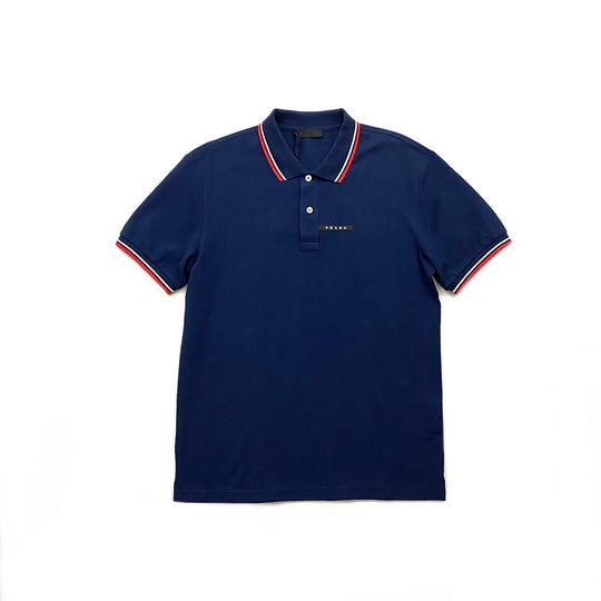 Prada Short Sleeve Polo Shirt w/ Tags - Size L