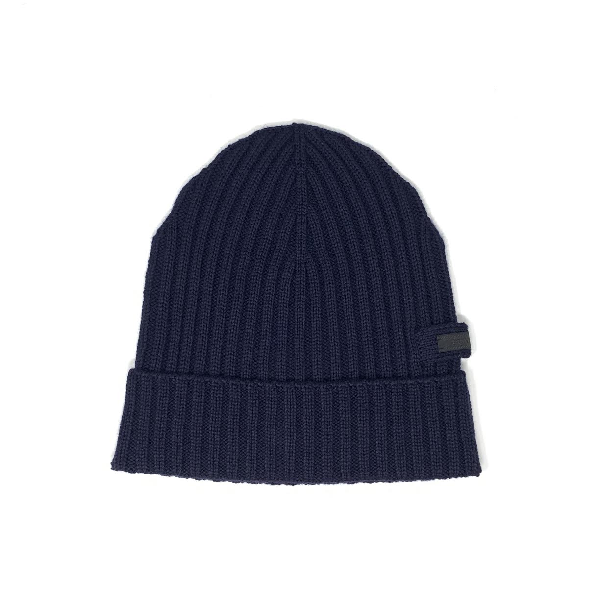 PRADA ウールビーニー ネイビー Prada-Navy-Blue-Wool-Hat-
