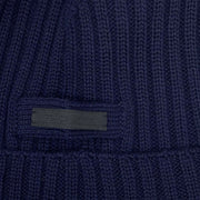 Prada Navy Blue Wool Hat Beanie Consignment Shop From Runway With Love