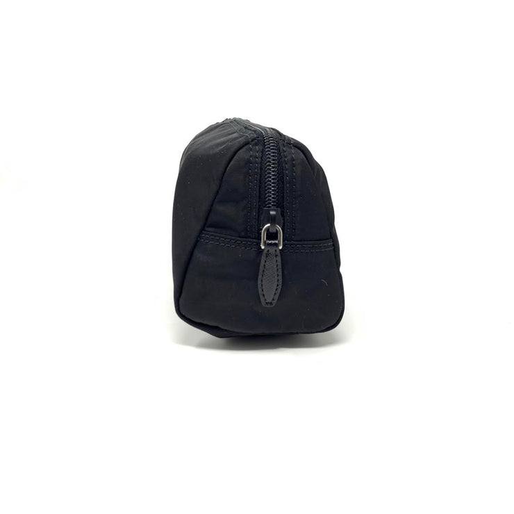 Prada Nylon Cosmetic Case Black Saffiano Consignment Shop From Runway With Love