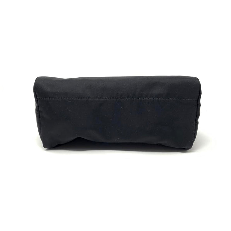 Prada Nylon Cosmetic Case Black Saffiano Consignment Shop From Runway With Love