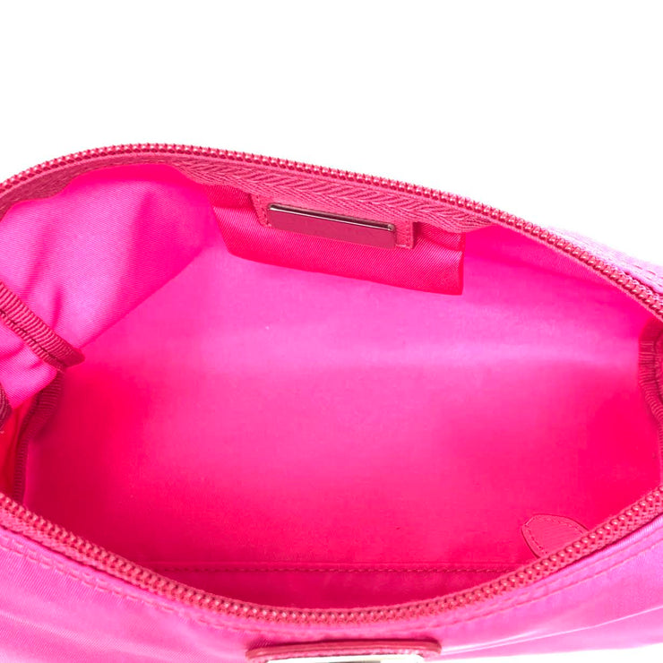 Prada Accessory Pouch Nylon Pink Auction