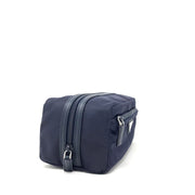 Prada Nylon Toiletry Bag in Navy Saffiano Consignment Shop From Runway With Love