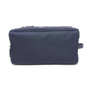 Prada Nylon Toiletry Bag in Navy Saffiano Consignment Shop From Runway With Love