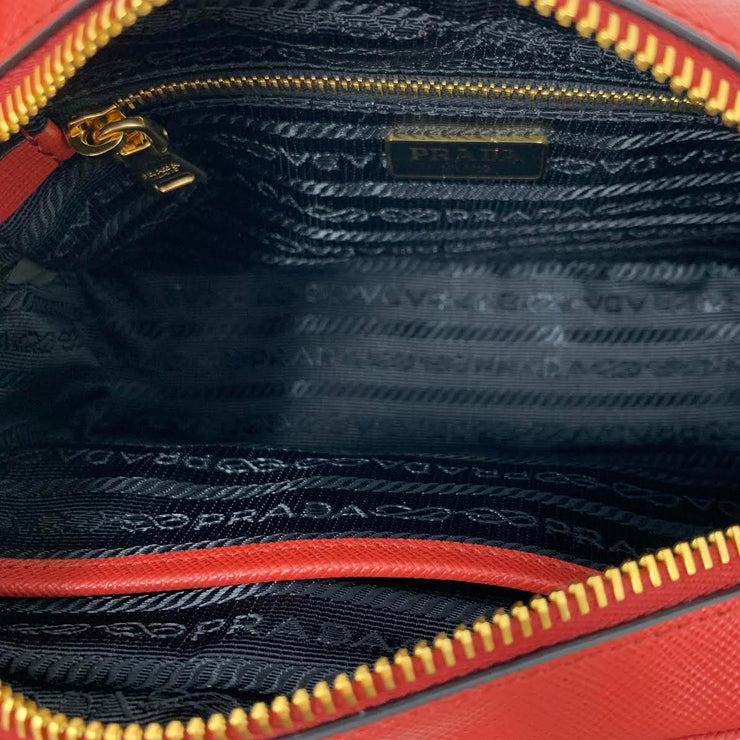 Prada Peony Saffiano Leather Mini Camera Crossbody Bag – Season 2 Consign