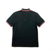 Prada Short Sleeve Polo Shirt Logo Black Consignment Shop From Runway With Love
