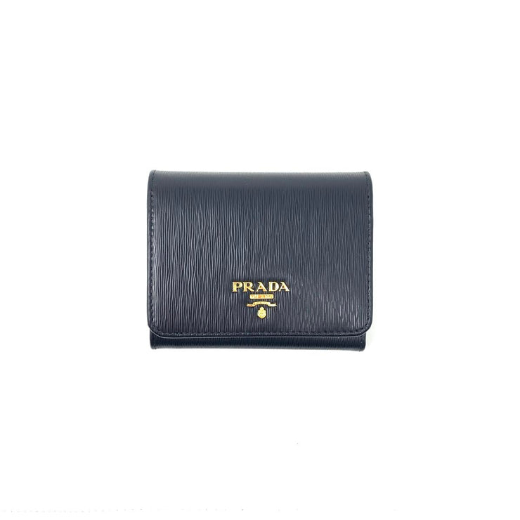 Prada Vitello Move Compact Wallet w/ Tags - Main Image