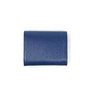 Prada Vitello Move Compact Wallet Blue Consignment Shop From Runway With Love