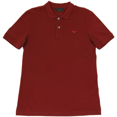 Prada mens red Polo Shirt