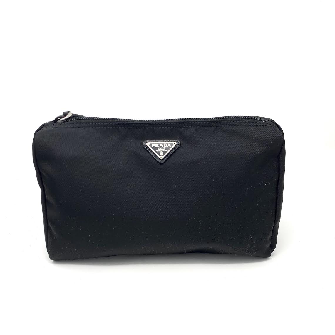 Prada Nylon Cosmetic Case In Black w/ Tags