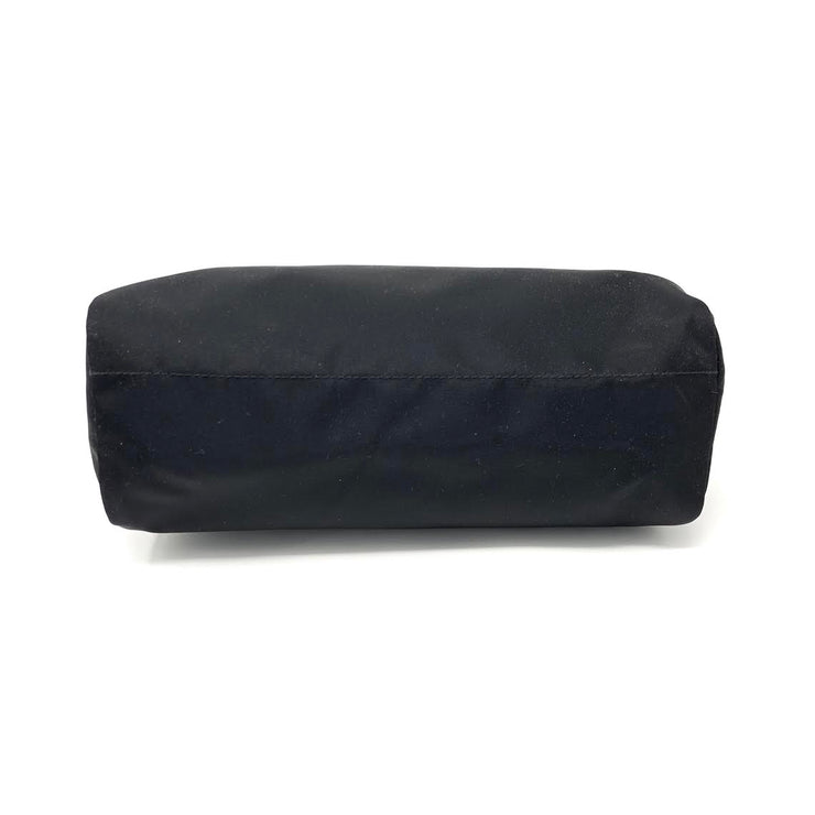 Prada Nylon Cosmetic Case In Black designer consignment From Runway With Love 