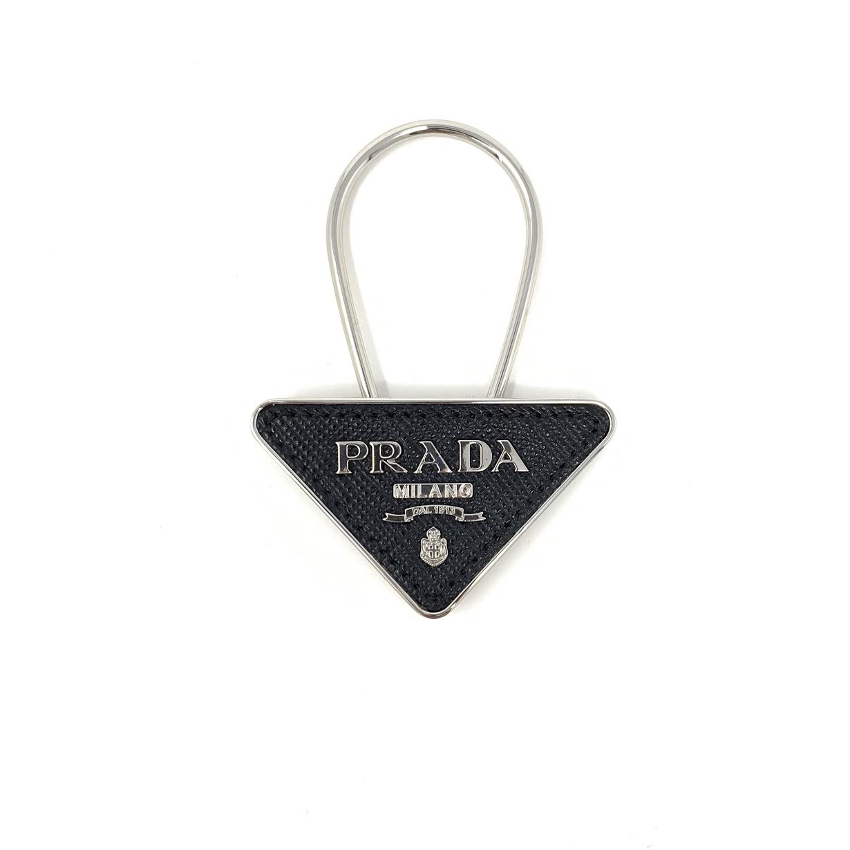 Prada saffiano keychain shop